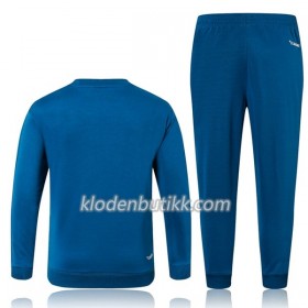 Barn Juventus Trenings Collegegenser Set 2017-18 Blå